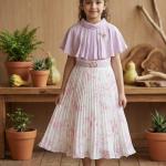 پیراهن مجلسی دخترانه مدل لیلاک بِـل