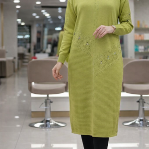 پیراهن بافت طرح لوزی