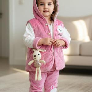 سِت سه تکه طرح خرگوش و کیف عروسکی