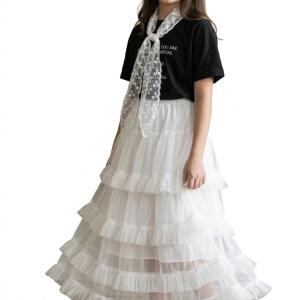 ست دو تکه بلوز و دامن جالی مدل لِیدی استار