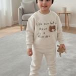 ست جاکت و پتلون لامه طرح خرس