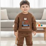 ست جاکت و پتلون لامه طرح خرس اسکوتر سوار