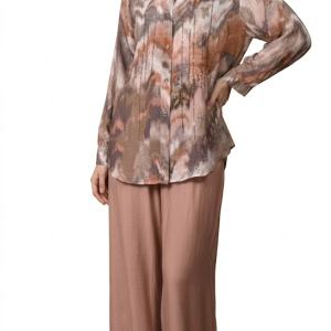 ست دو تکه یخن قاق و شلوار نخی