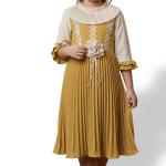 پیراهن بهاری پلیسه‌ دار مدل رز