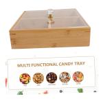 میوه خشک دانی چهار کنج چوبی