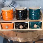 ست مصالح‌ دانی سنگی رنگه