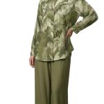 ست دو تکه یخن قاق و شلوار نخی