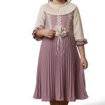 پیراهن بهاری پلیسه‌ دار مدل رز