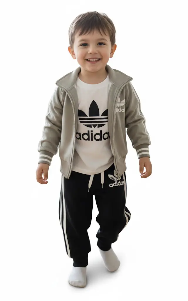 ست سه پارچه پسرانه مدل آدیداس
