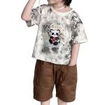 ست دو تکه بلوز و نیکر مدل پاندا اِکسپلور