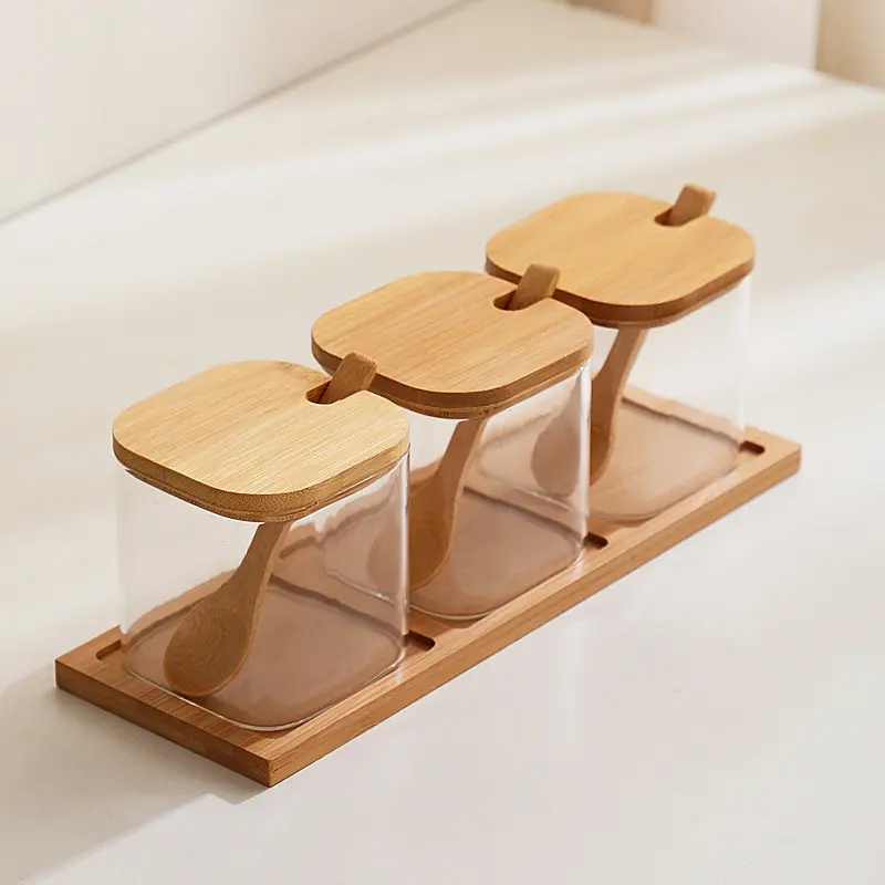 سِت مصالح دانی چوبی کلاسیک