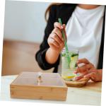 میوه خشک دانی چهار کنج چوبی