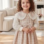 پیراهن مجلسی دخترانه طرح عیدی