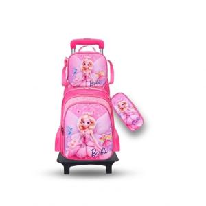 ست بکس مکتب چرخ‌ دار مدل پرنسس باربی