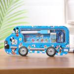 قلم دانی فلزی دو طبقه طرح موتر بس