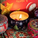 ست شمع معطر با قوطیهای طرح دار