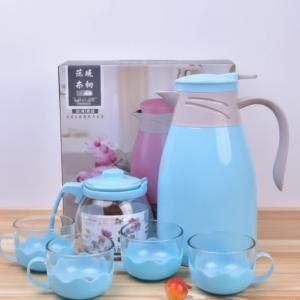 سیت چای‌ خوری ۶ پارچه - ترموز و چاینک دار