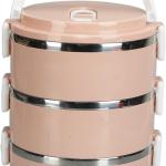 ظرف غذای سه طبقه با جداره داخلی فولادی