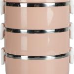 ظرف غذای سه طبقه با جداره داخلی فولادی