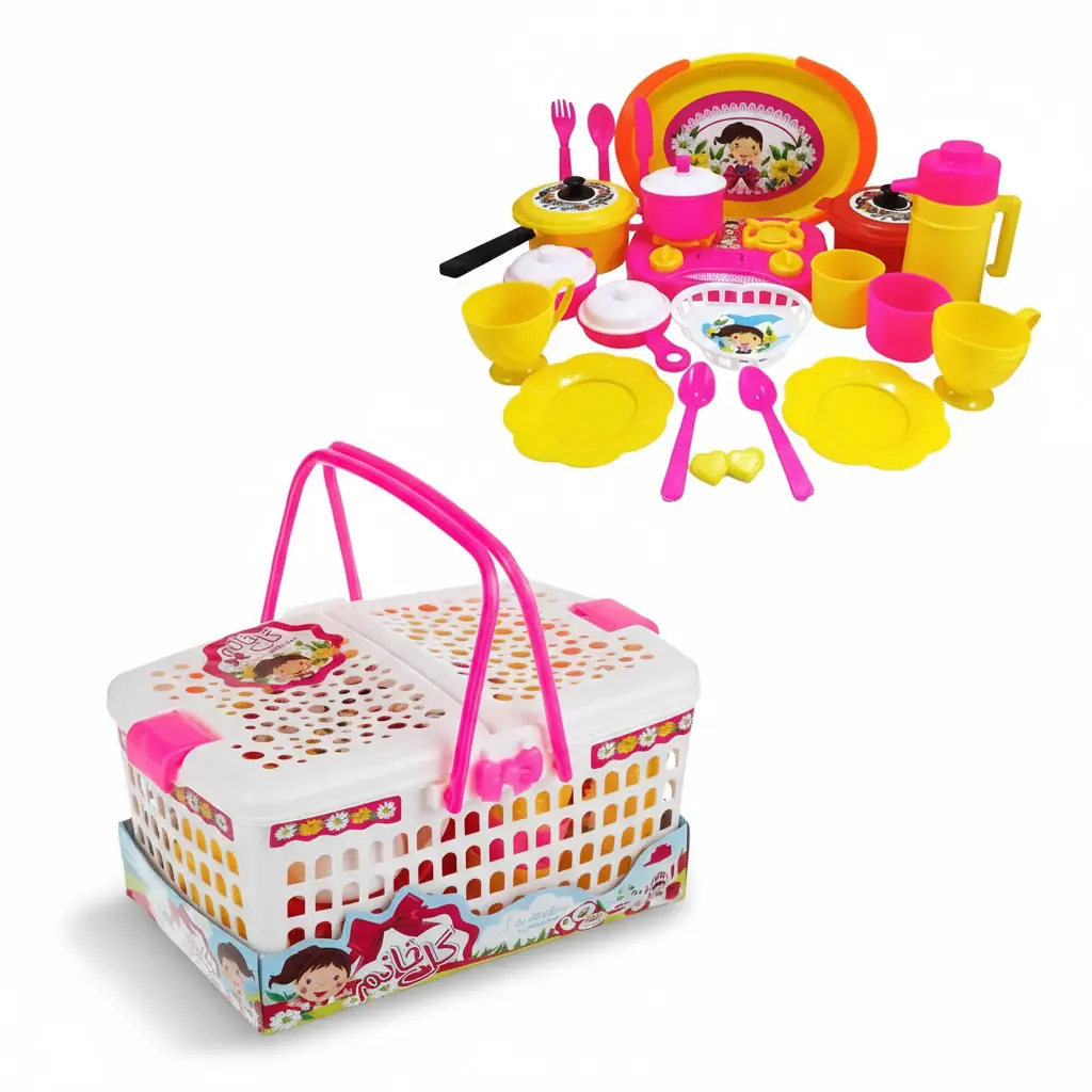 سبد اسباب بازی آشپزخانه اطفال