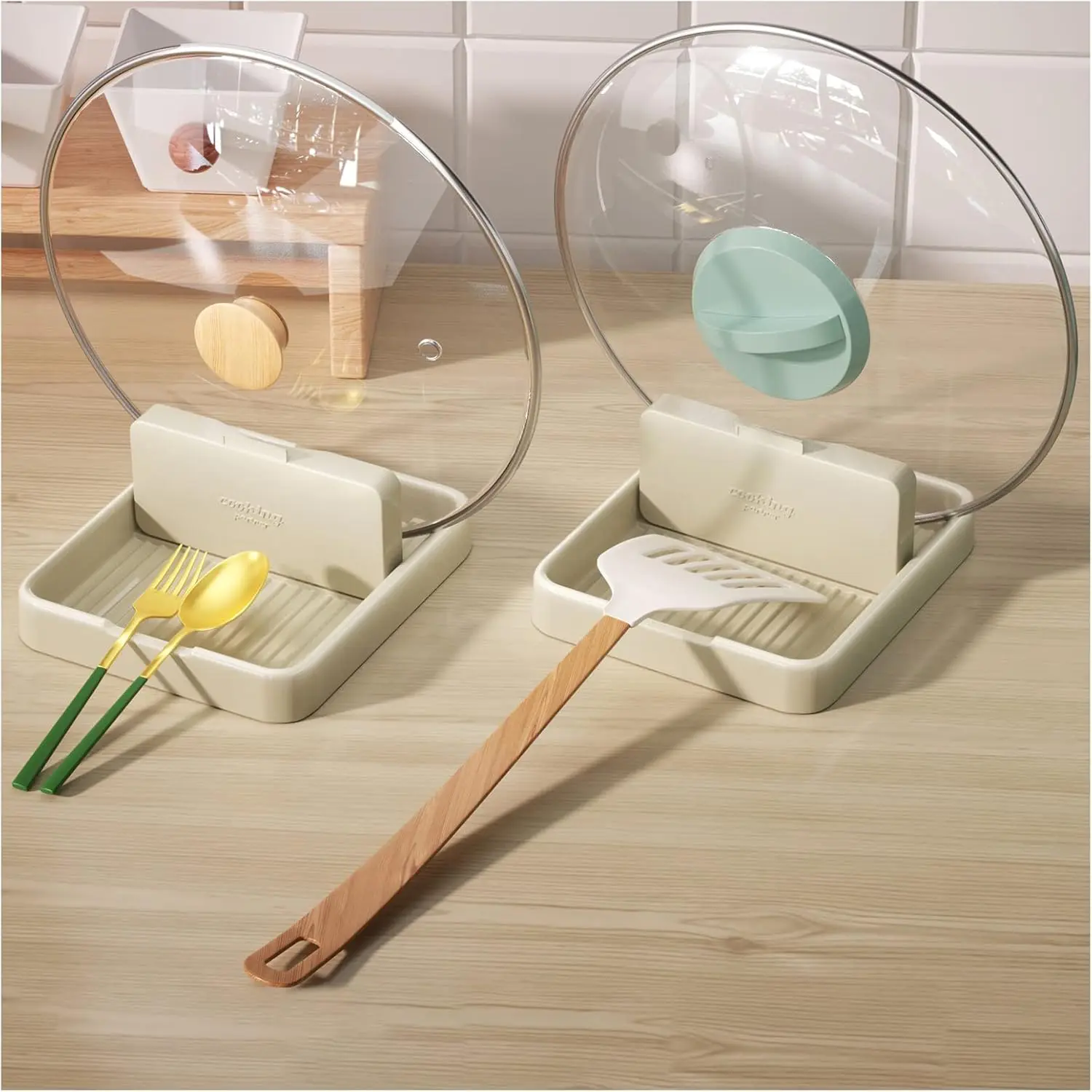 پایه نگهدارنده درب دیگ و ملاقه