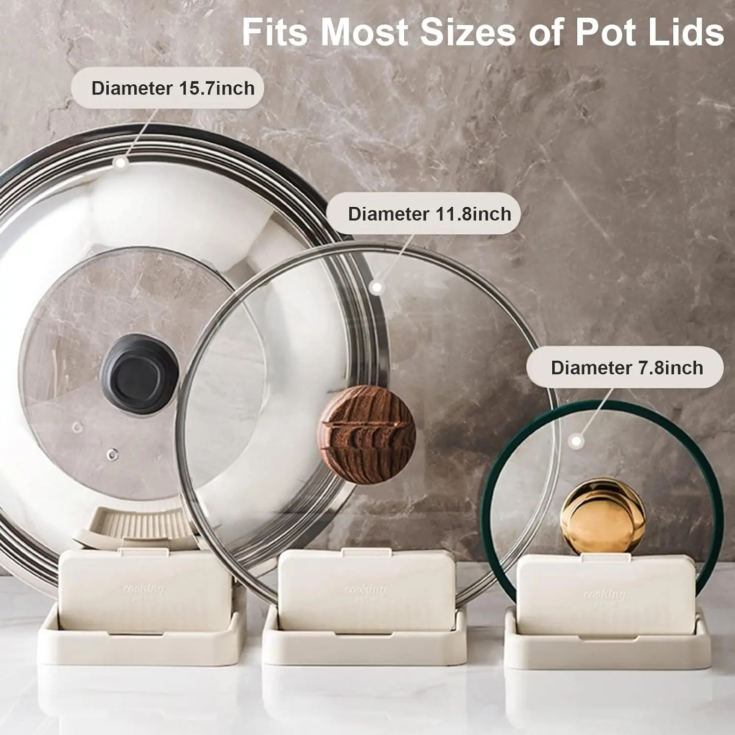 پایه نگهدارنده درب دیگ و ملاقه