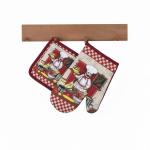 ست دستکش و زیردیگی آشپزخانه