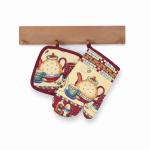 ست دستکش و زیردیگی آشپزخانه