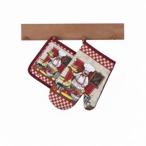 ست دستکش و زیردیگی آشپزخانه