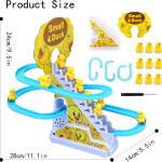 بازیچه هیجان‌ انگیز ریل و چوچه بتک‌ های پله‌ نورد