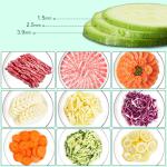 د سبزیجاتو څو کاره لاسي اسلایسر او تراشک