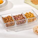 ظرف کریستالی سه خانه