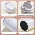 گیلاس سفری استیل سفید