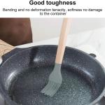 برس سیلیکونی آشپزخانه با دسته چوبی