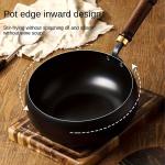 کره پزی نچسب با دسته چوبی و درب شیشه ای