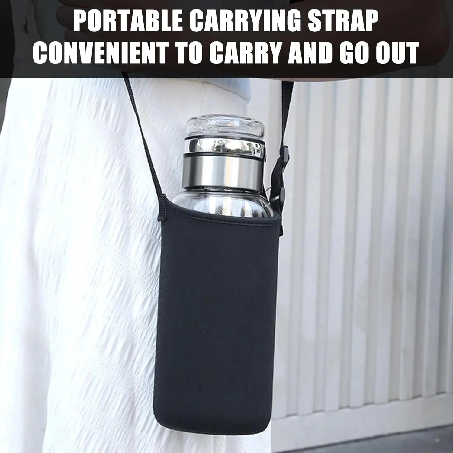 بوتل آب ورزشی شیشه ای