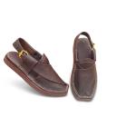 چپلی پیشاوری چرمی با دیزاین خاص و کلاسیک