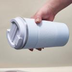 گیلاس سفری استیل سفید