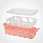 قاشق‌ دانی پلاستیکی درب‌ دار