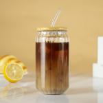 له لرګین سرپوښ سره د قوطۍ ډیزاین ښیښه‌ يي ګیلاس