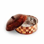 ظرف میوه و نان چوبی