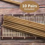 چاپستیک های چوبی ده جفتی