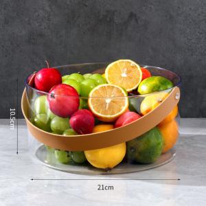 میوه‌ خوری کریستالی دسته‌ دار