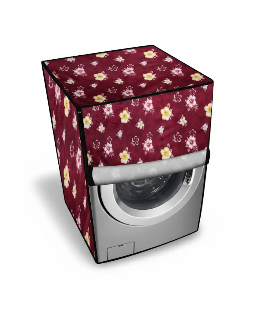Floral Washing Machine Cover