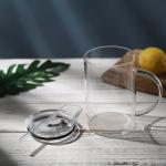 گیلاس شیشه‌ ای دوجداره نی‌ دار