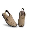 چپلی پیشاوری چرمی با دیزاین تکسچر