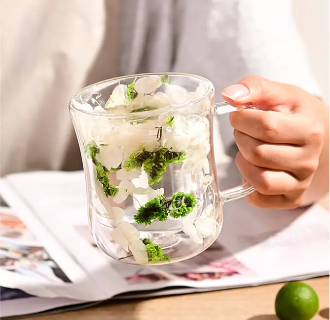 گیلاس شیشه ای دوجداره پیرکس