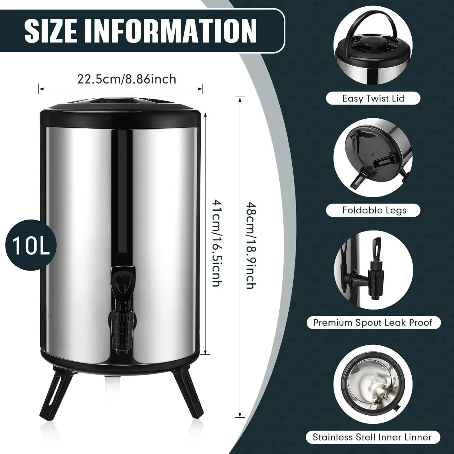 ترموز استیل شیر و چای