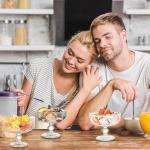 ست شش عددی شیرینی‌ دانی شیشه‌ای مدرن