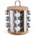 مصالح‌ دانی چوبی چرخ‌ انگیر دوازده‌ خانه‌ یی